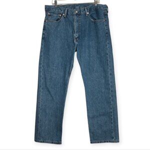 Levi's 505 Straight Leg Classic Cotton Jeans Men's Size 38x30